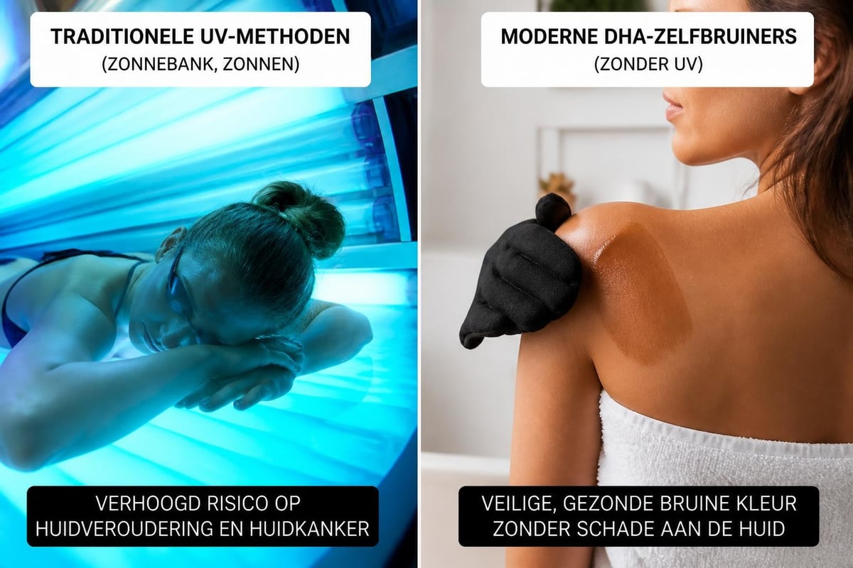 UV-vrij bruinen concept