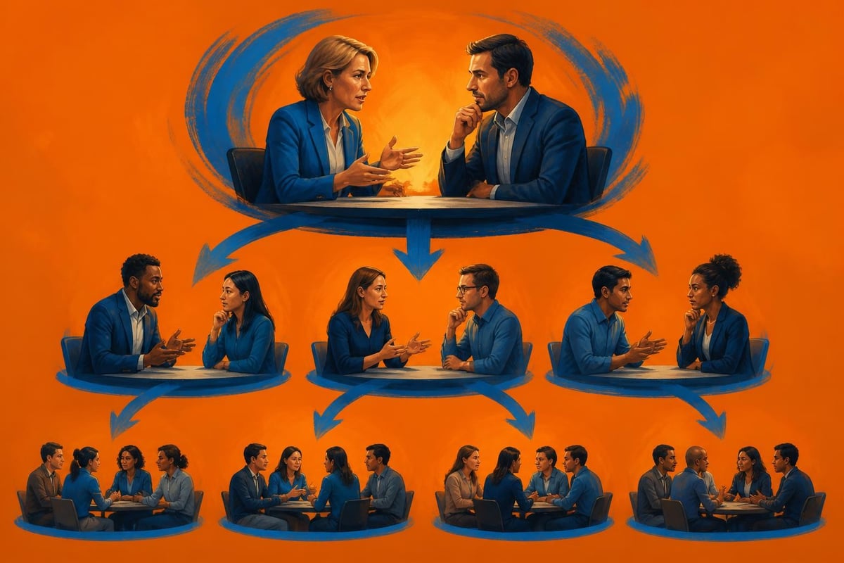 Manager coaching cascade effect