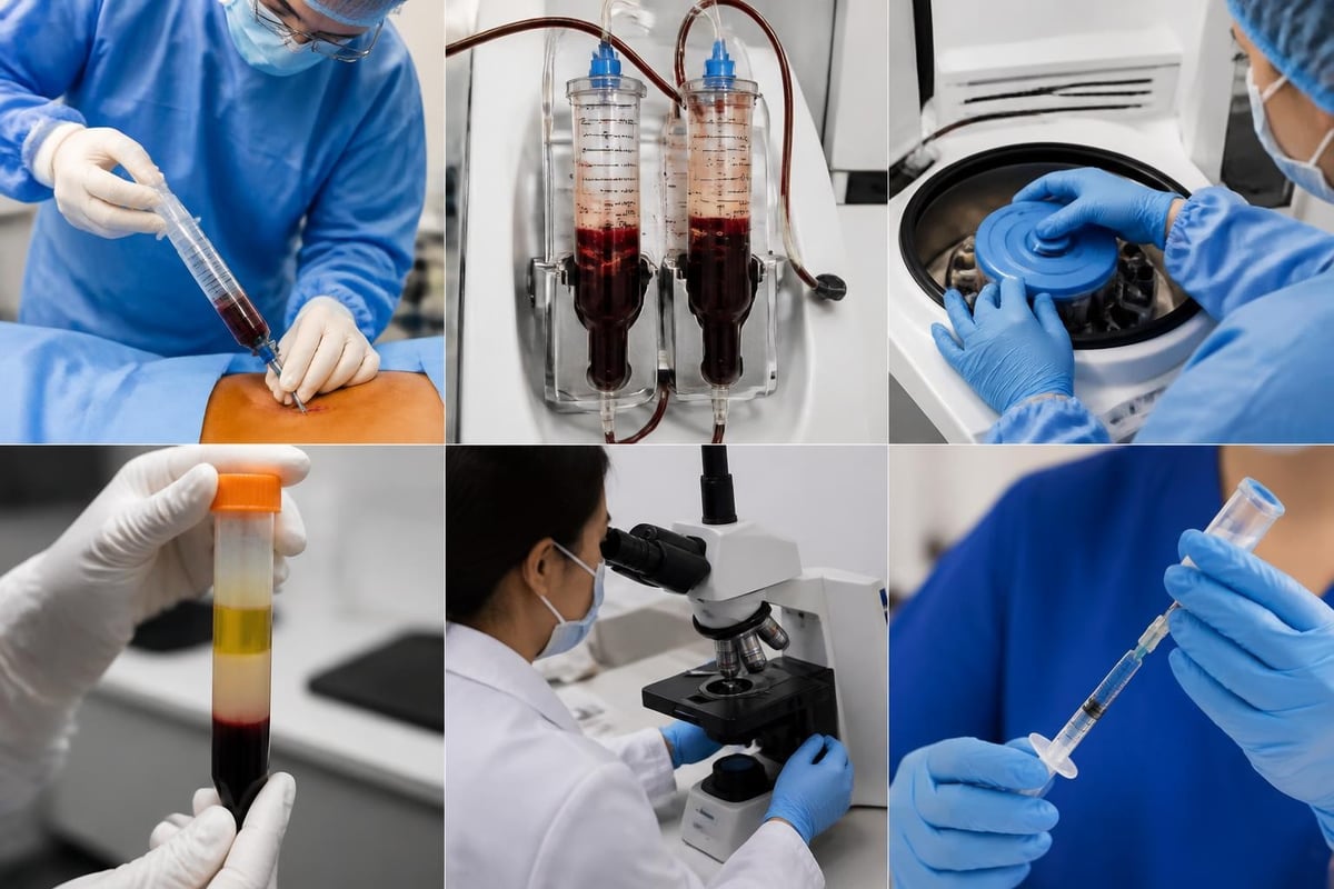 Bone marrow stem cell collection and processing