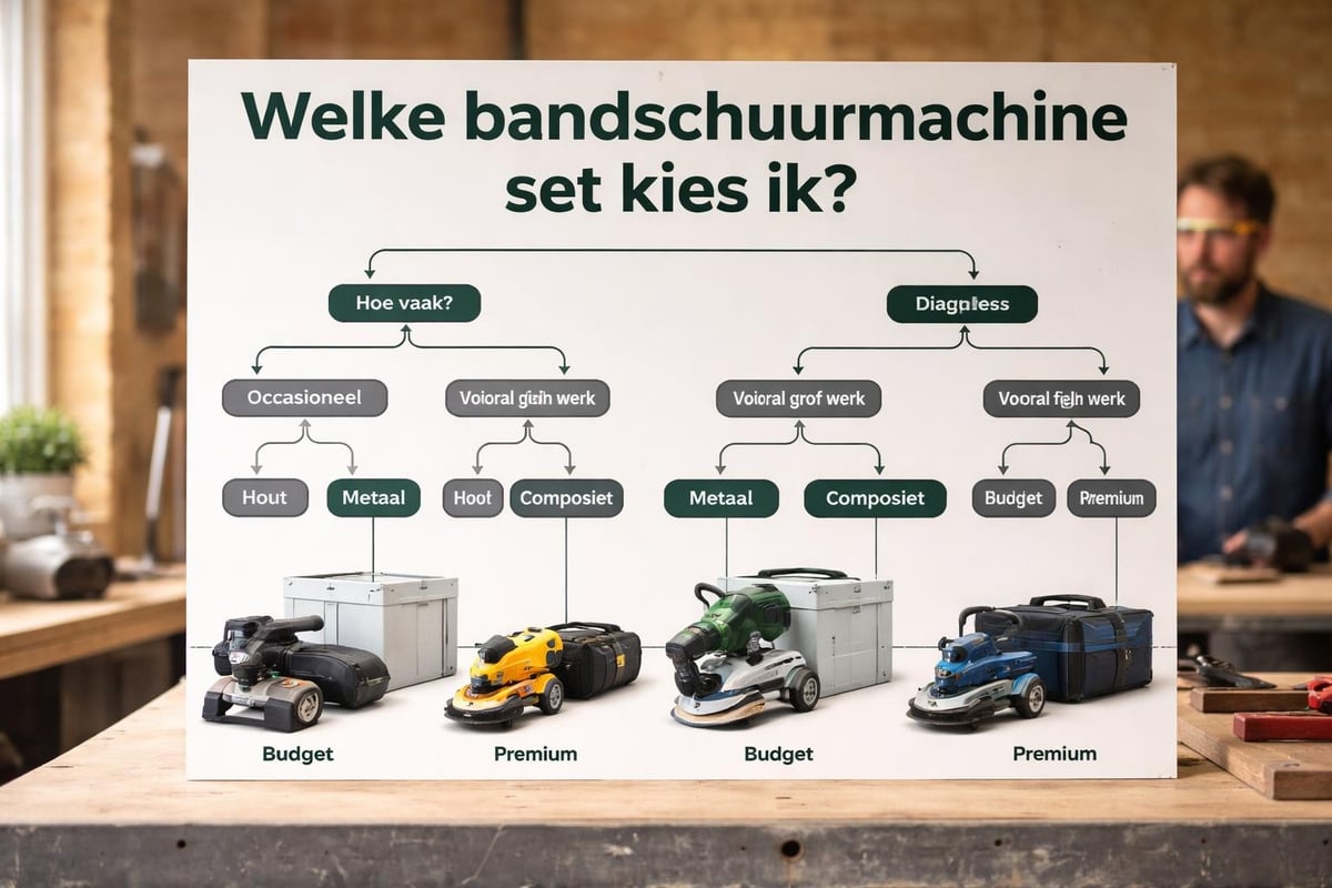 Bandschuurmachine selectie criteria