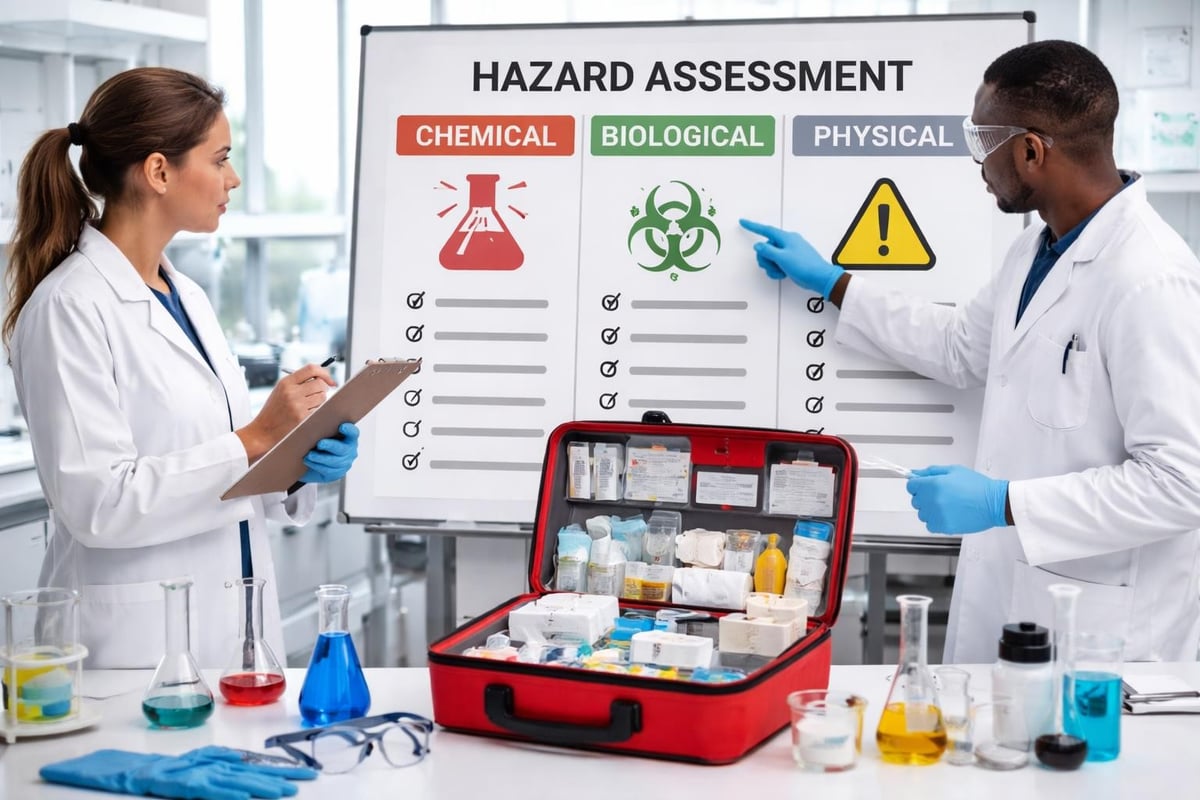 Laboratory hazard assessment process