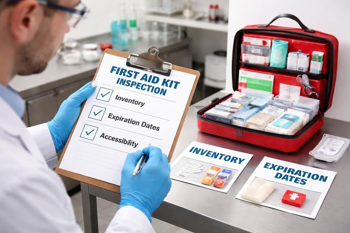 First aid kit inspection checklist