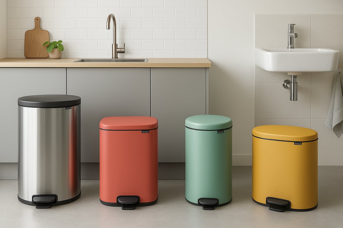 Typer og St&oslash;rrelser: Find Den Rigtige Brabantia Pedalspand