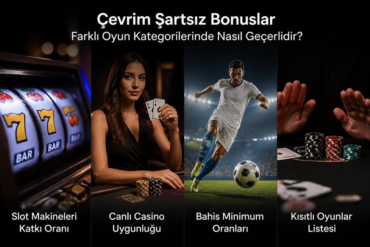 Oyun kategorileri bonus kullanımı