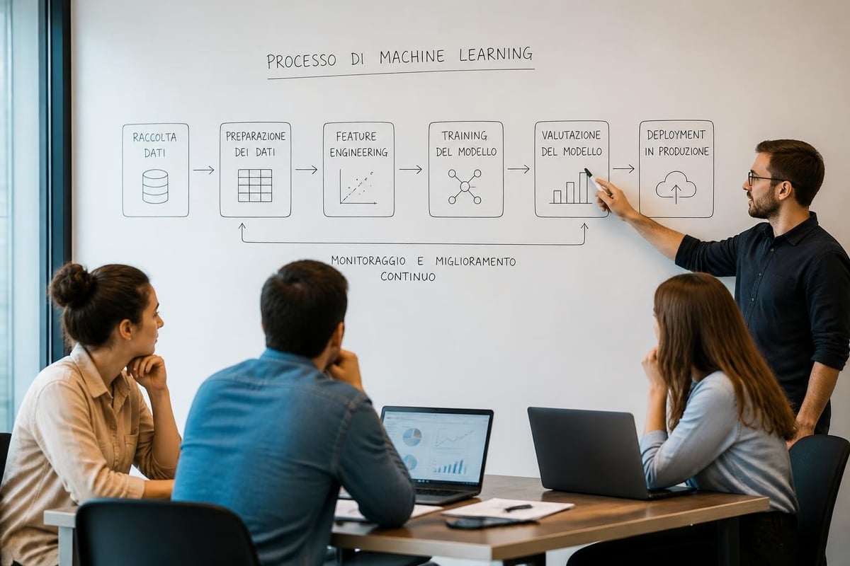 Machine learning workflow steps