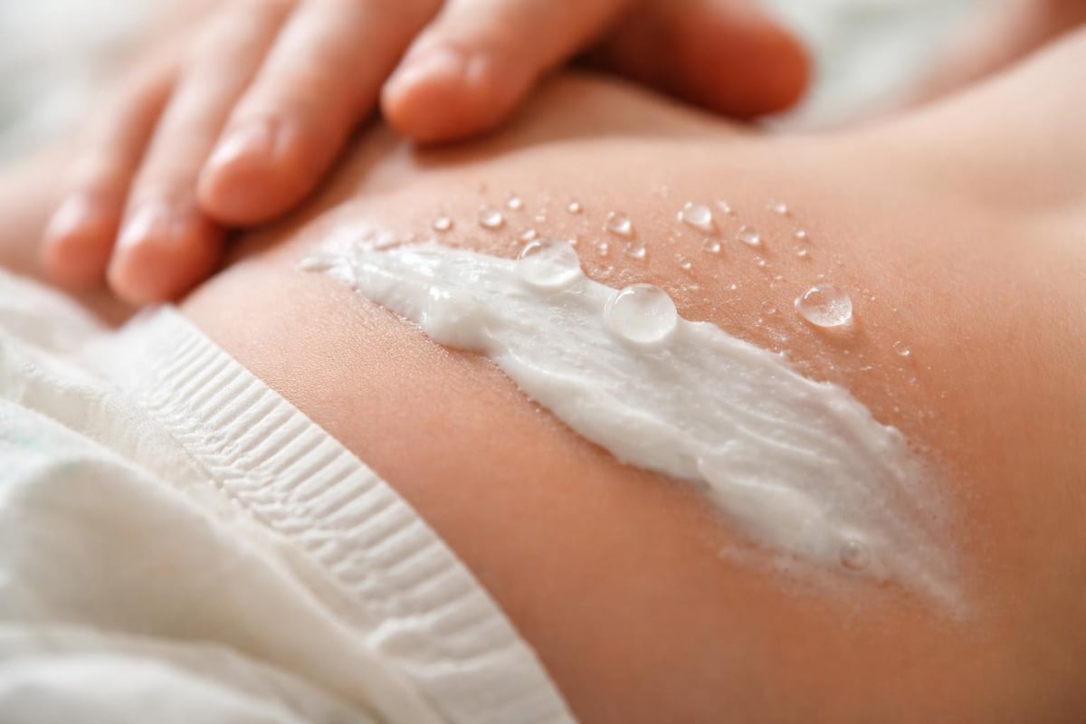 How diaper cream creates protective barrier