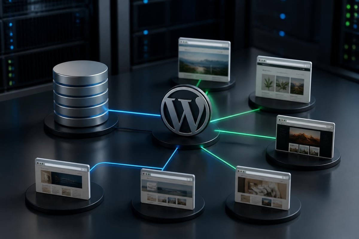Multi WordPress Netzwerkarchitektur