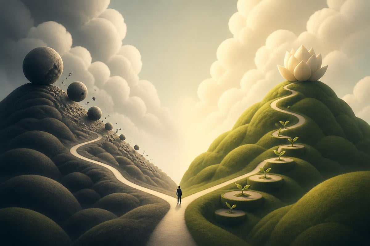 Change versus growth concept