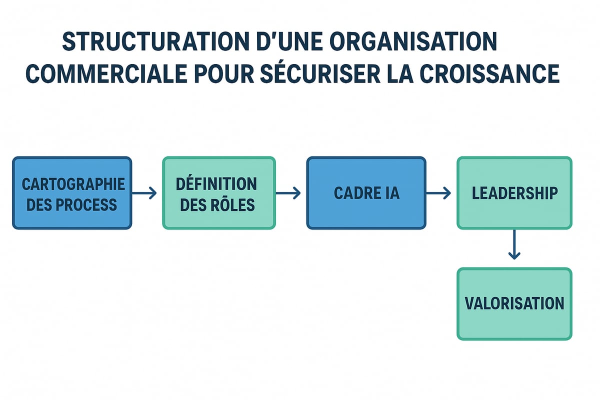 Structurer l’organisation commerciale pour sécuriser la croissance