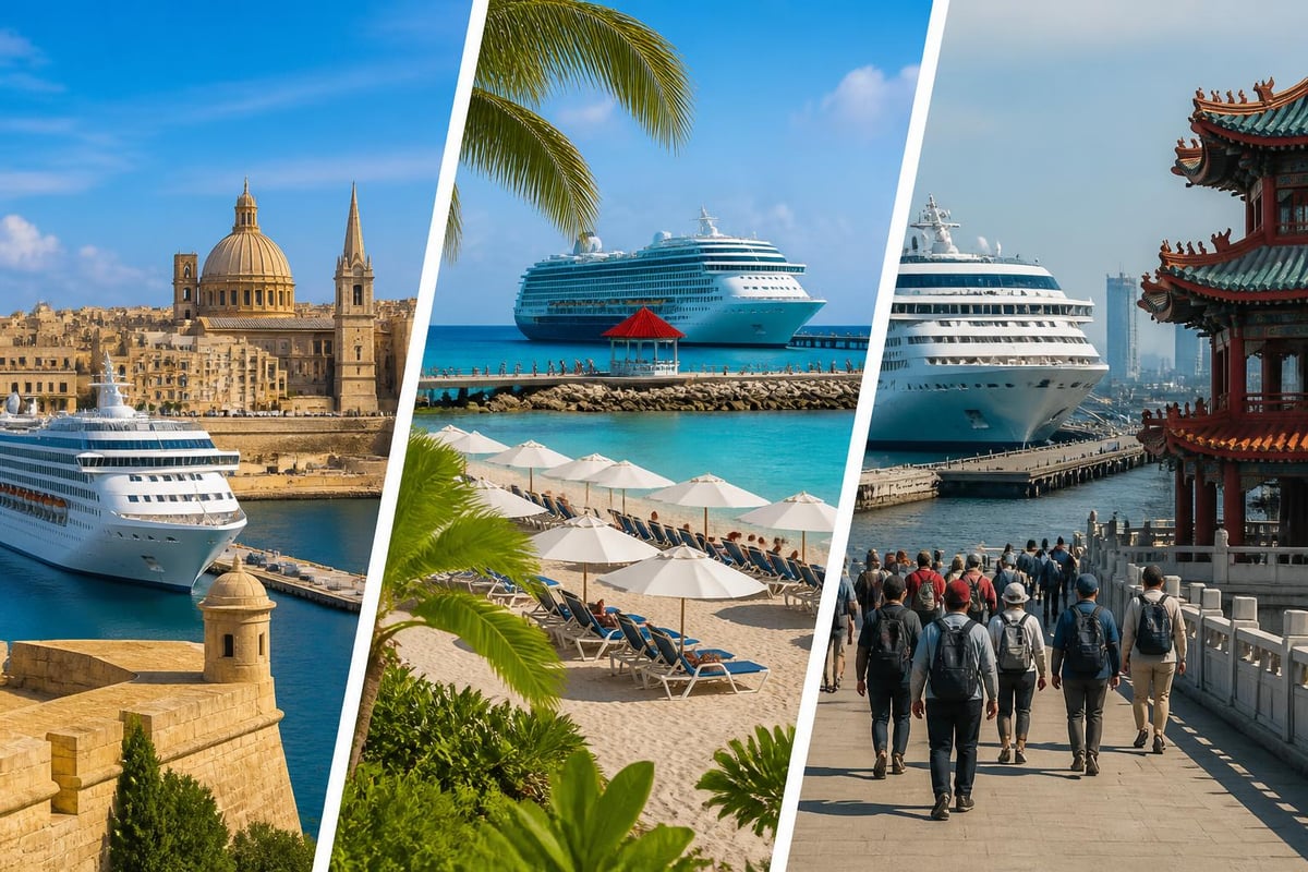Regional cruise harbour differences