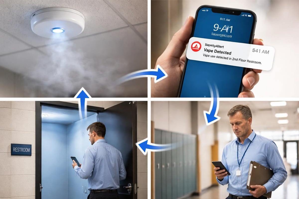 Vape detection workflow