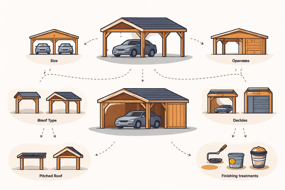 Carport customisation options