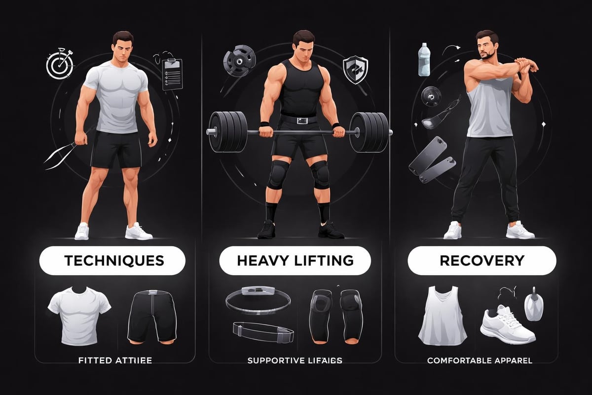 Training apparel selection