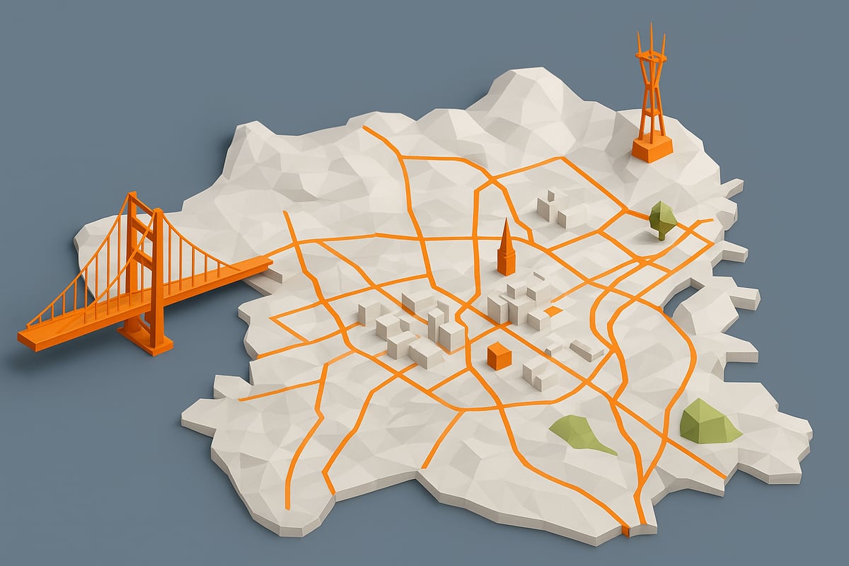 San Francisco on the Map: Detailed Exploration