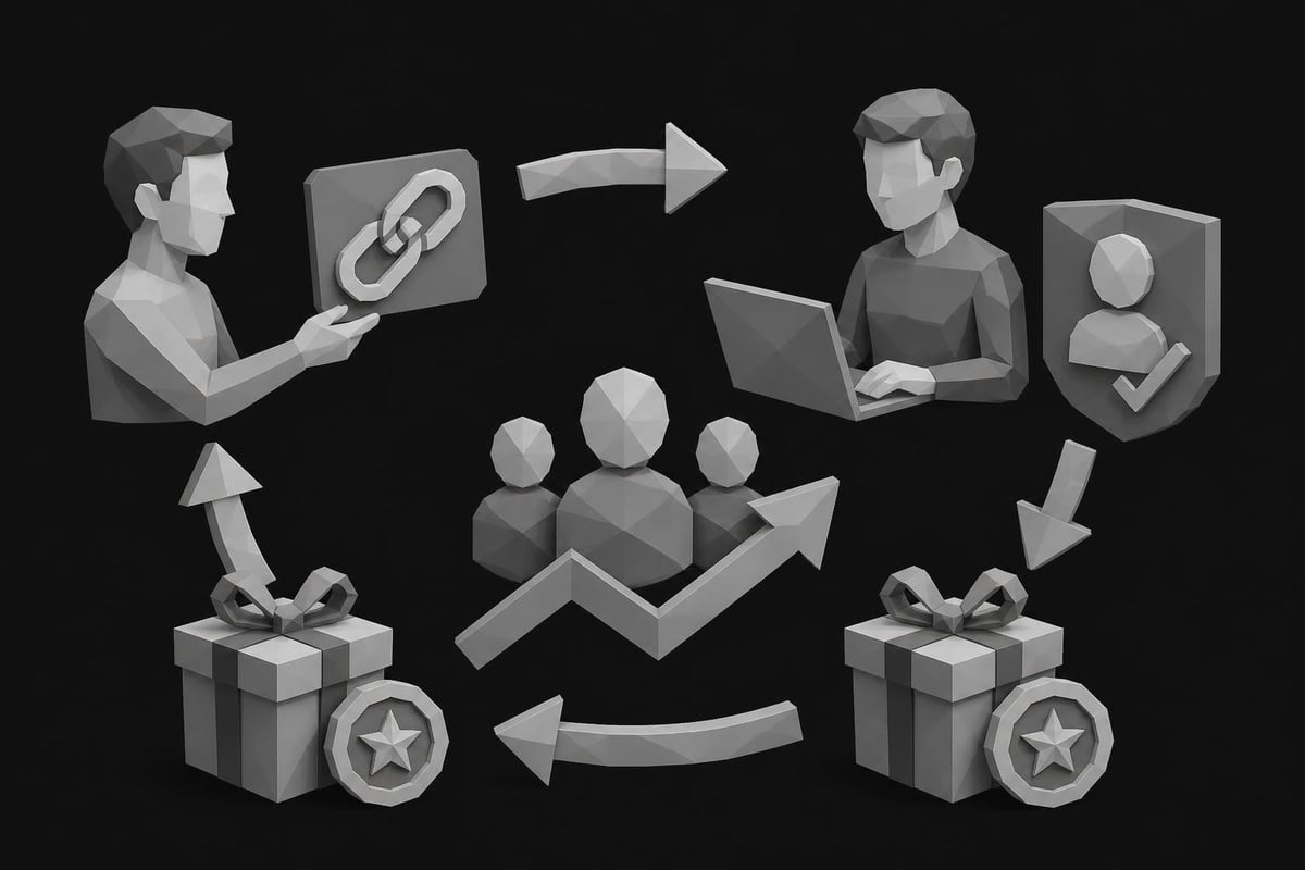 Referral program mechanics