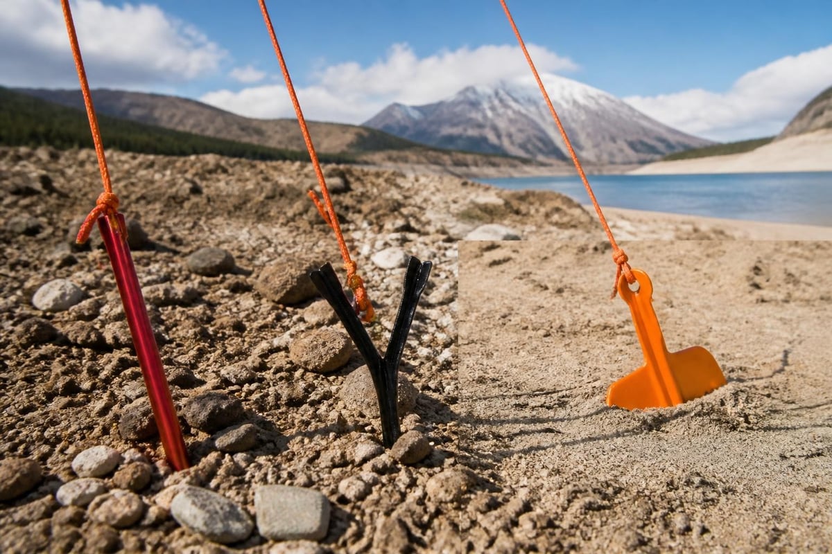 Tent anchoring systems
