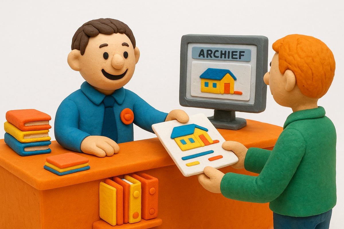 Waar kun je een bouwtekening opvragen?