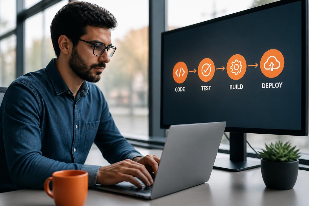 Custom Software Development Services Company Guide DevOps workflow