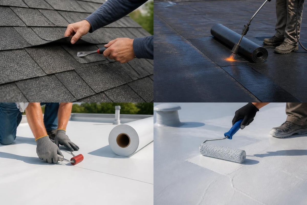 Residential and commercial roofing systems comparison