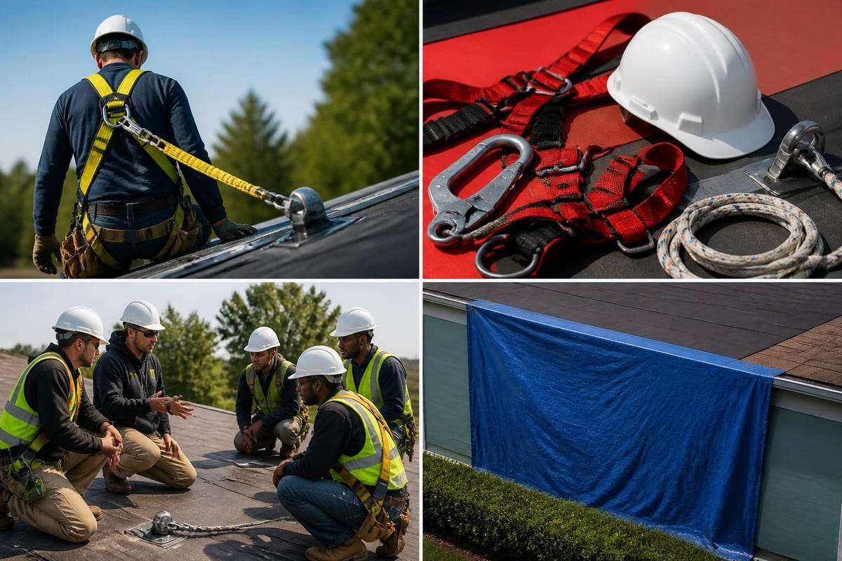 Roofing project safety measures