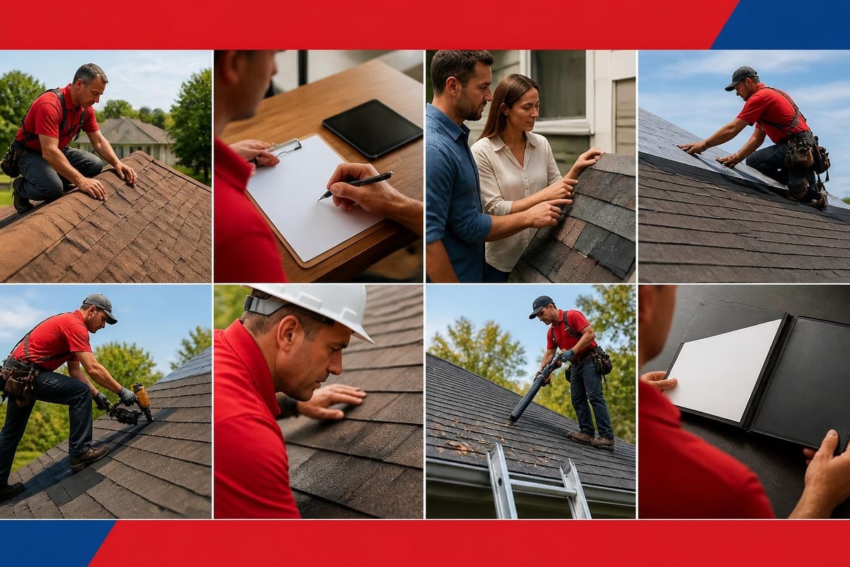 Roofing project timeline and phases