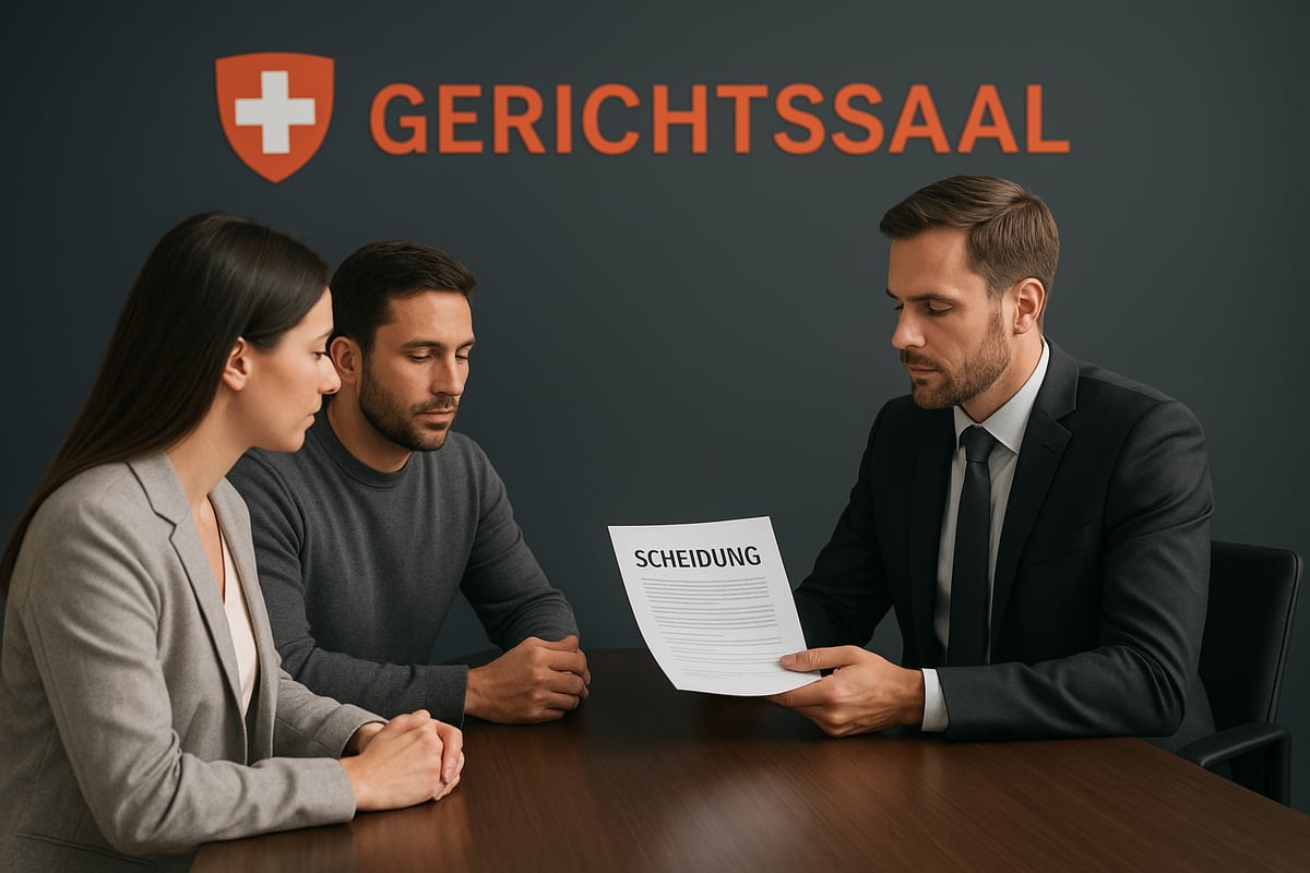 Ablauf des Scheidungsverfahrens in der Schweiz