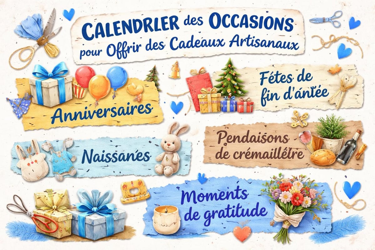 Occasions pour cadeaux artisanaux