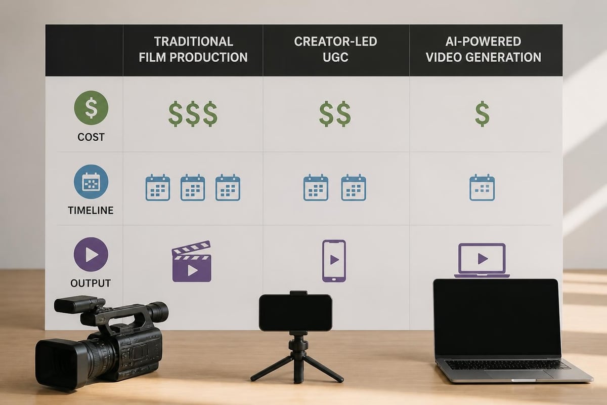 Video production comparison
