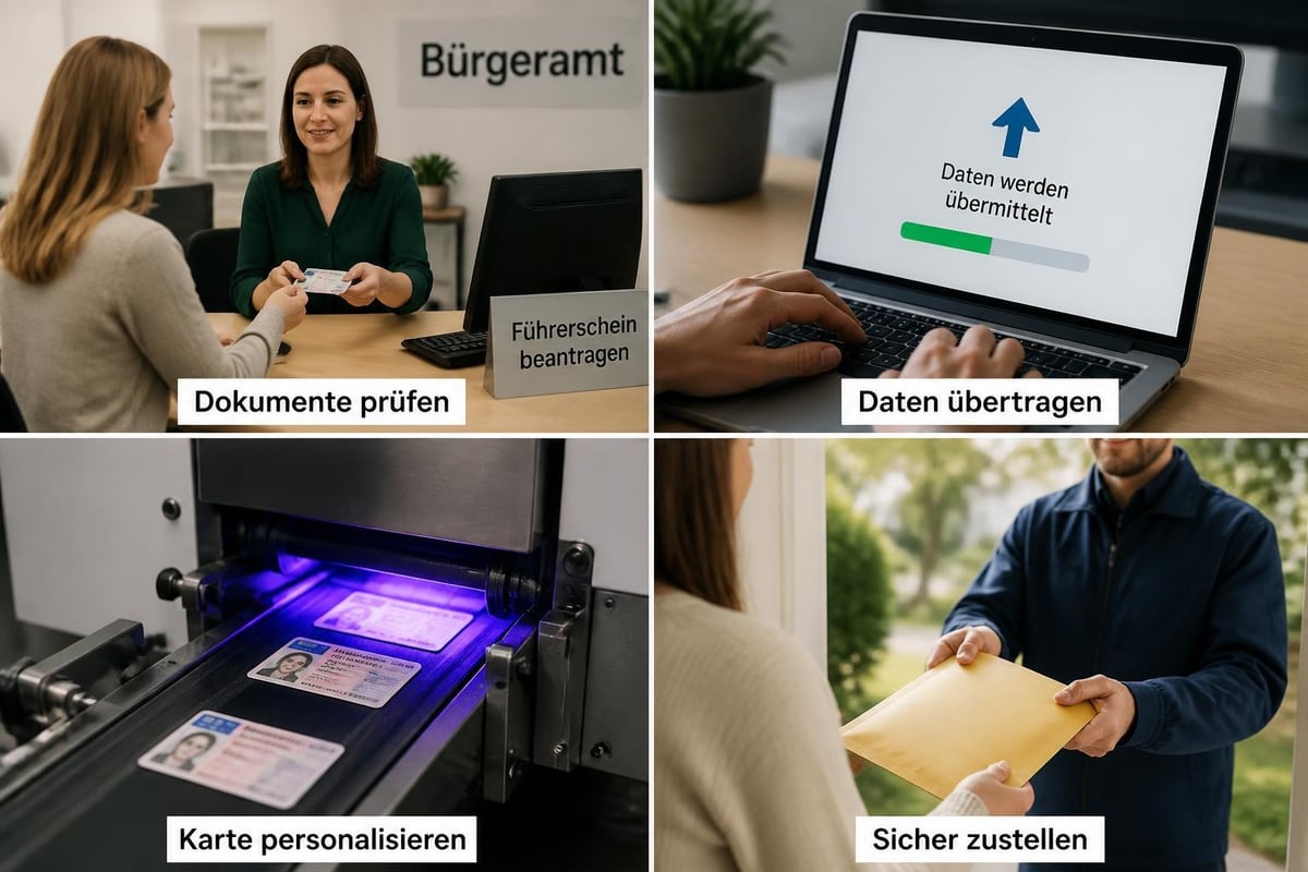 Führerschein-Bestellung Workflow
