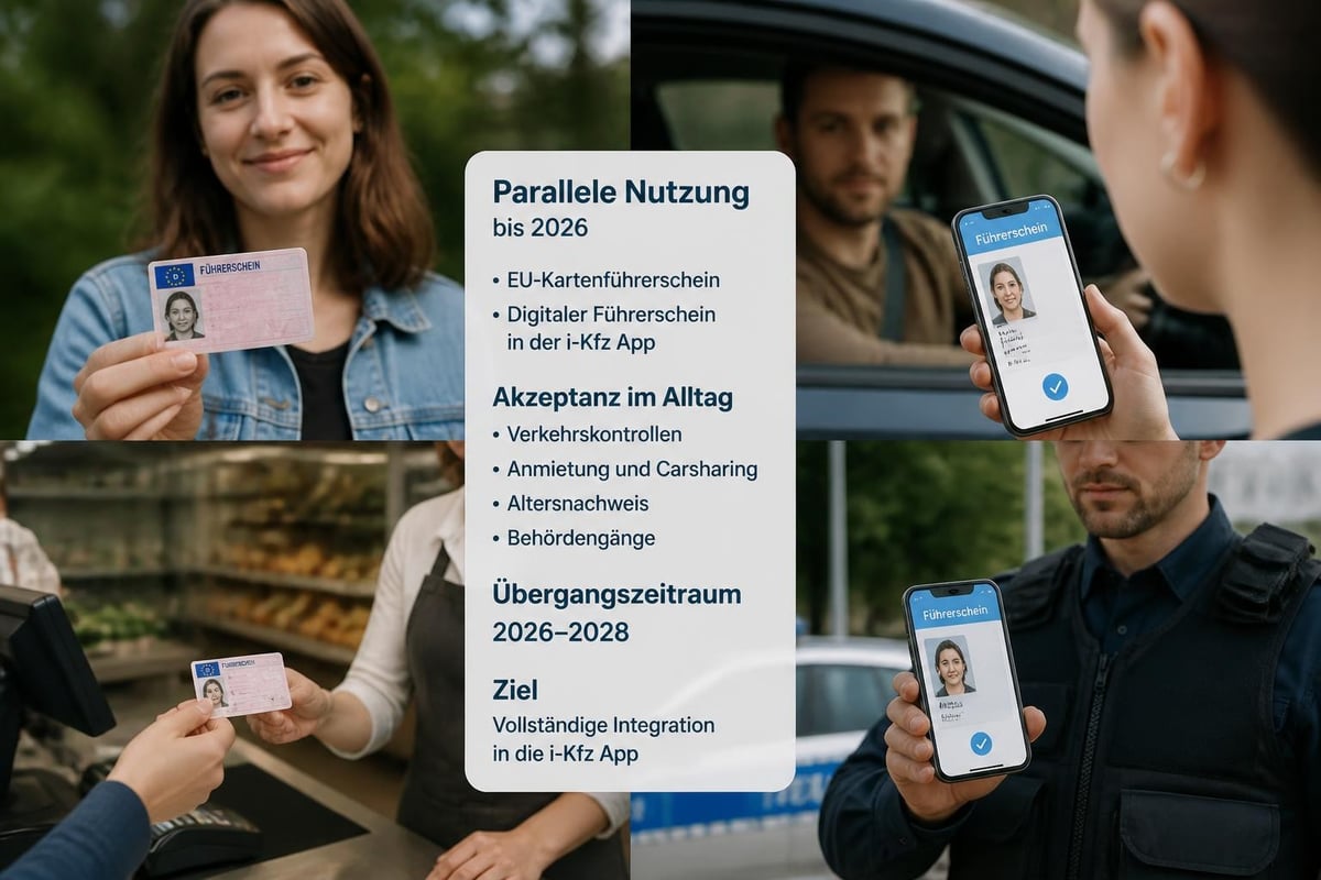 Digitaler Führerschein vs. klassischer Führerschein