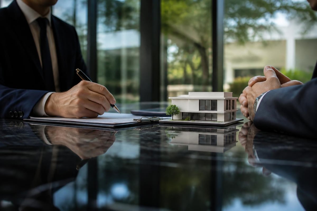 Vente discrète propriété standing