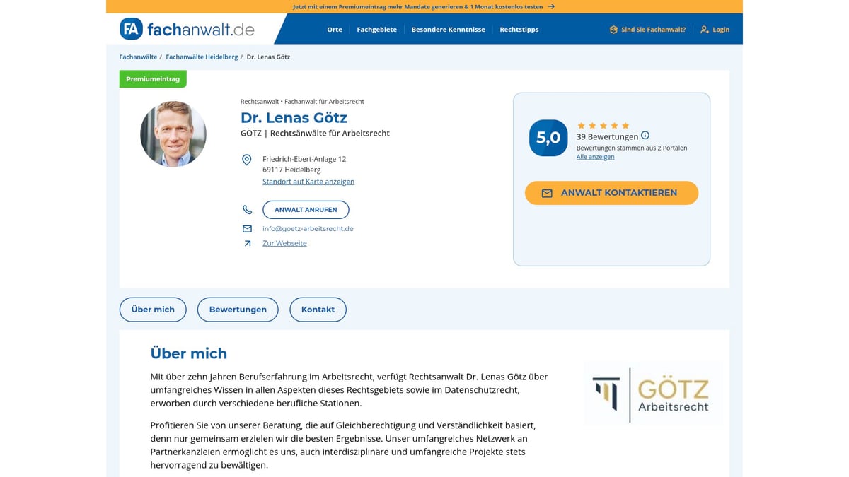 Top 7 Anwälte Für Baurecht 2025: Experten Im Überblick - Dr. Lenas Götz – Heidelberg