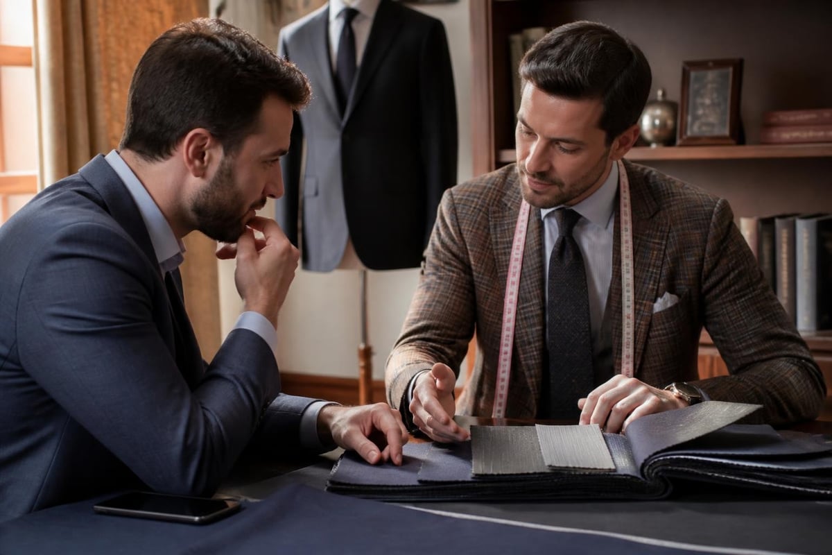 Bespoke tailoring consultation