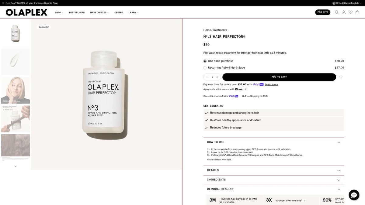 9 Essential The Beauty Products You Need in 2026 - Olaplex No.3 Hair Perfector