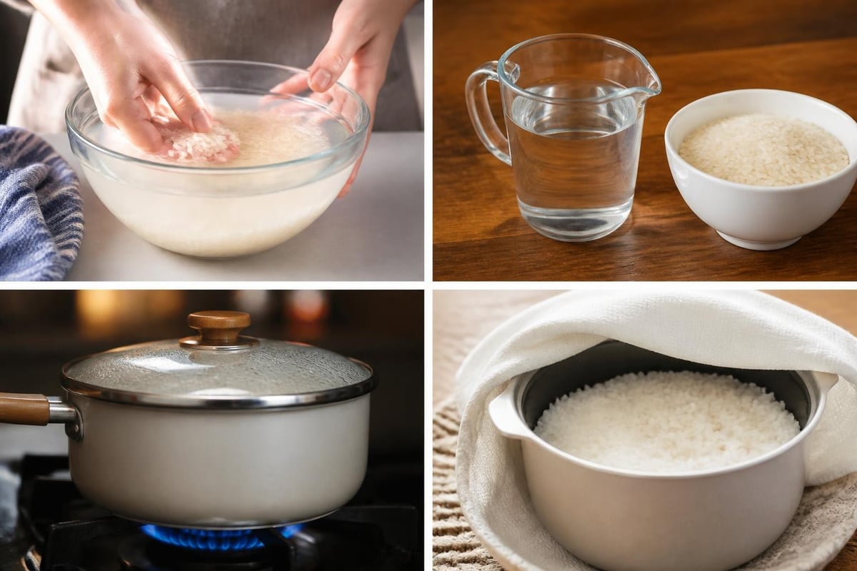 Rice cooking techniques