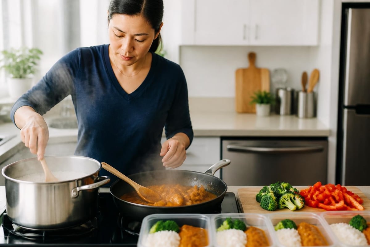 Efficient curry preparation