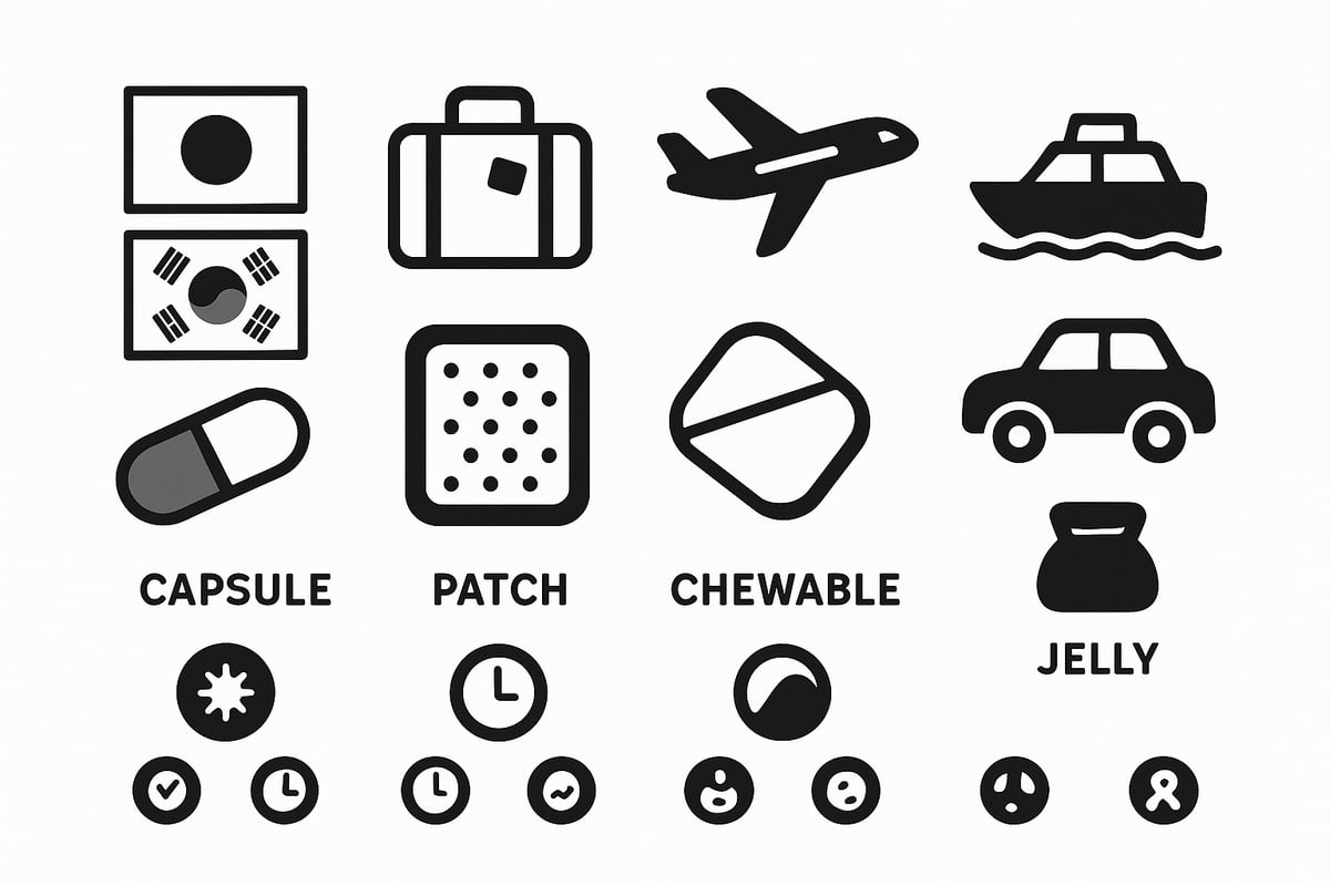 멀미약의 종류와 최신 트렌드(2026년 기준)