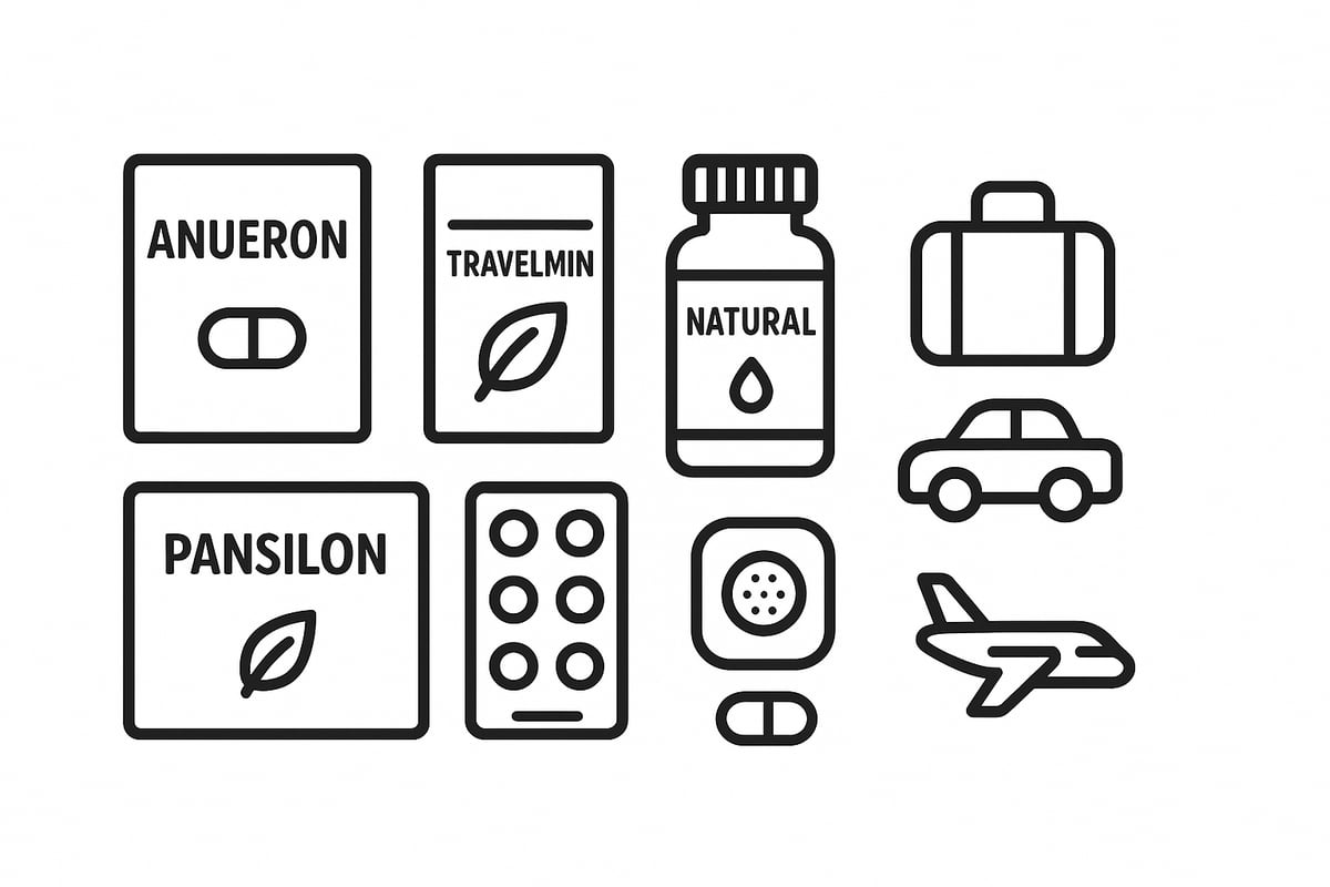 일반 멀미약(국내외 주요 제품) 분석