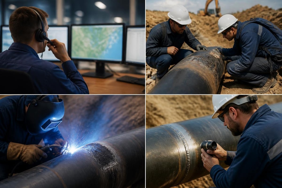Field welding workflow