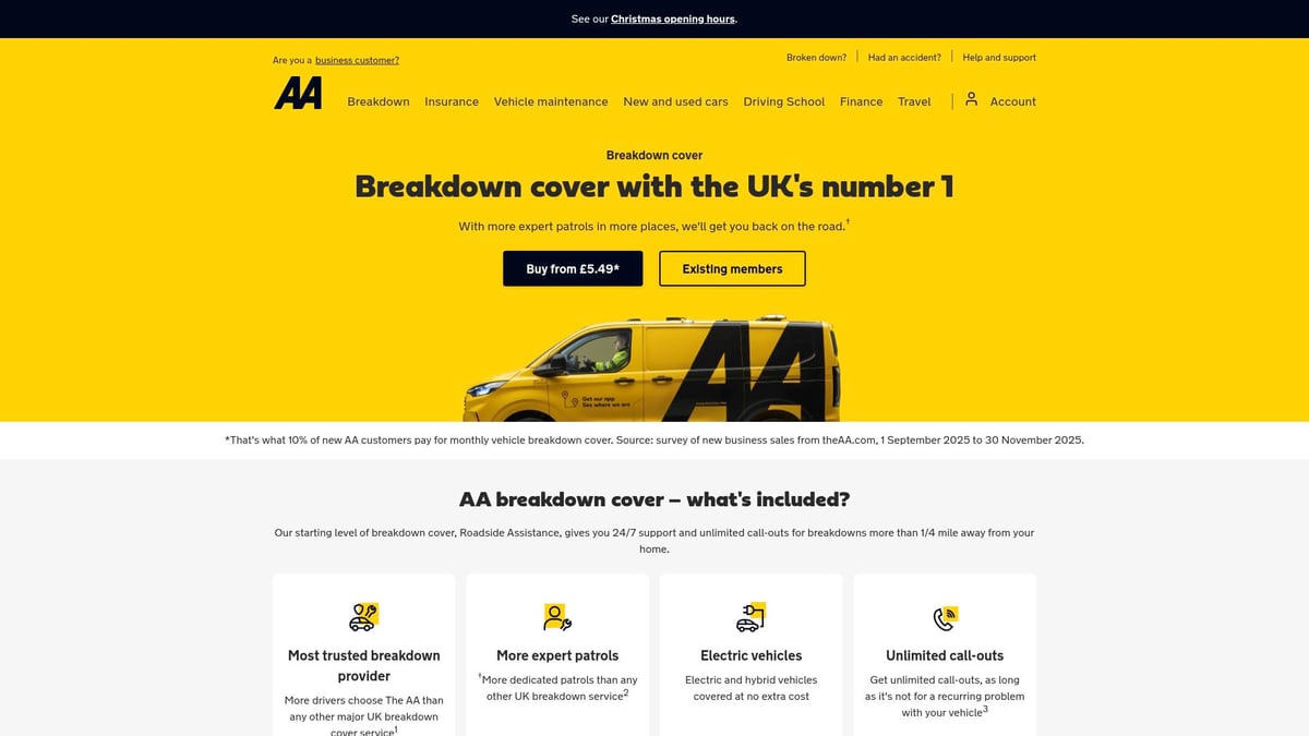 8 Essential Roadside Assistance Services Near Me in 2026 - The AA