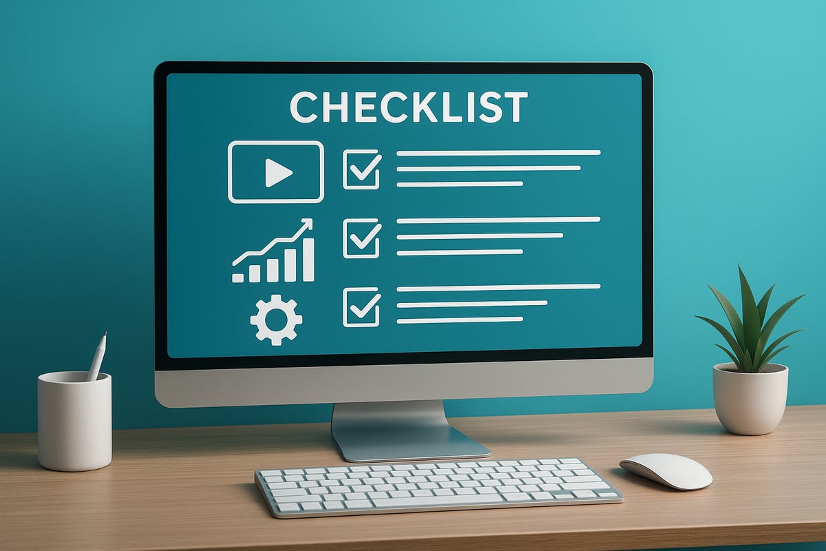 Checklist pratique pour lancer ou optimiser sa stratégie vidéo