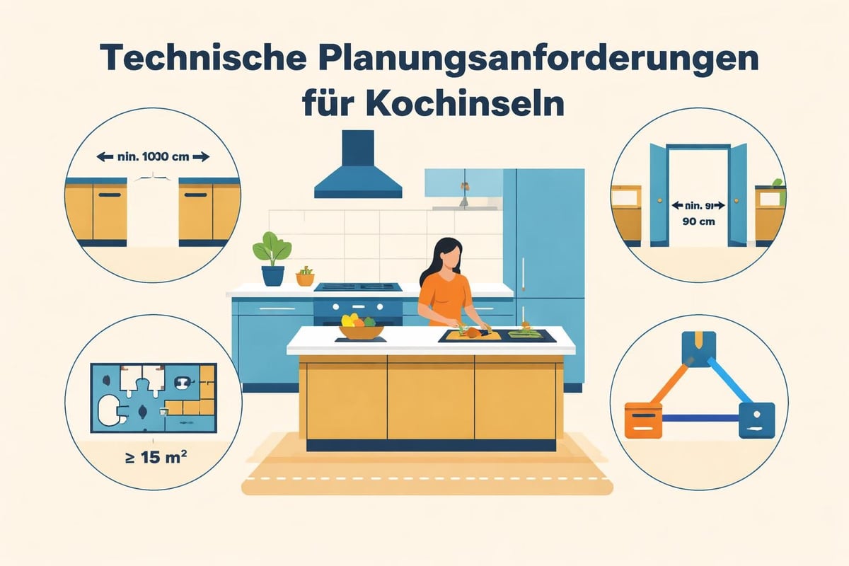 Küchenplanung mit Maßen