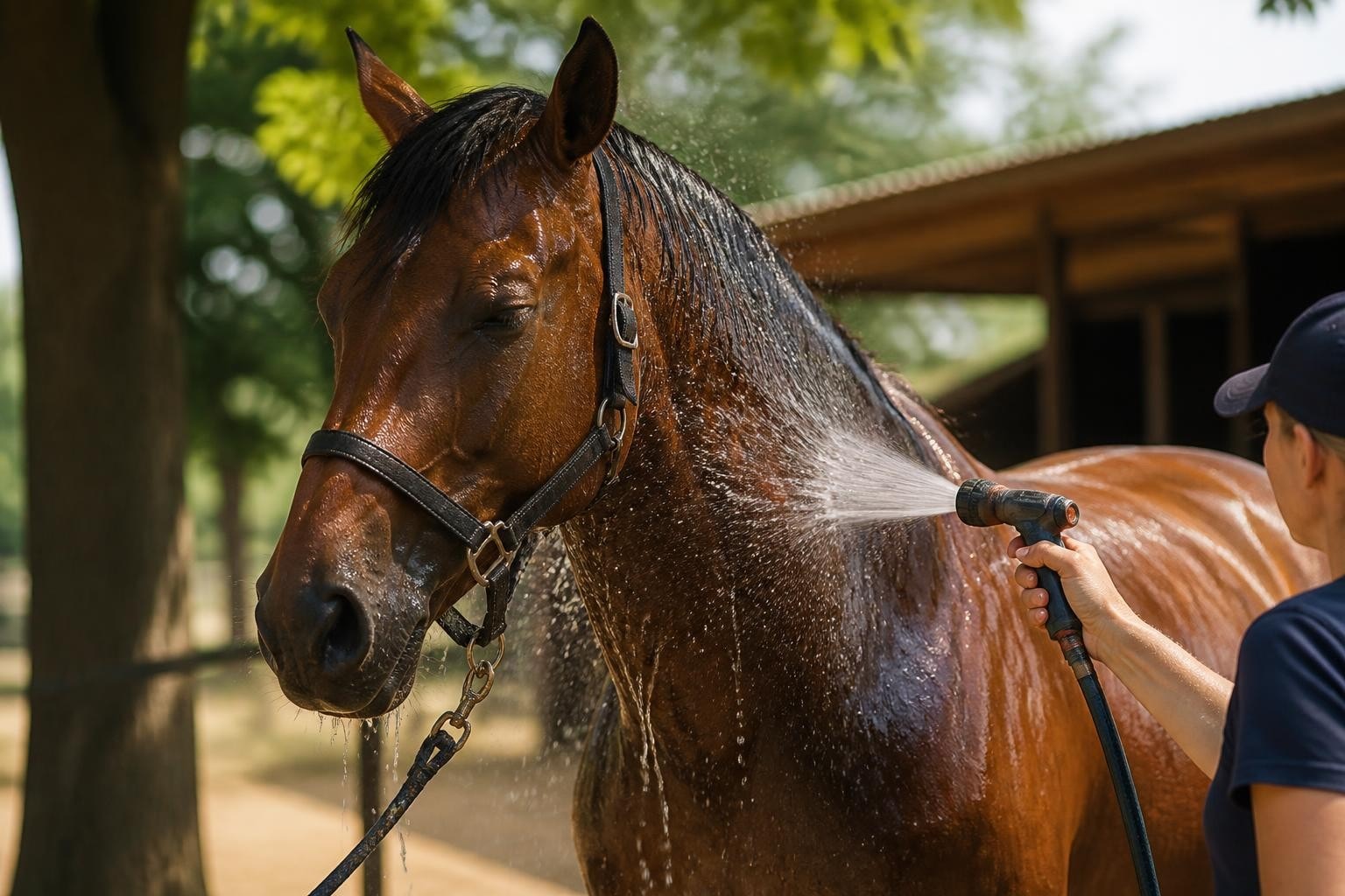 Dein Pferd optimal kühlen: Expertentipps für heiße Tage