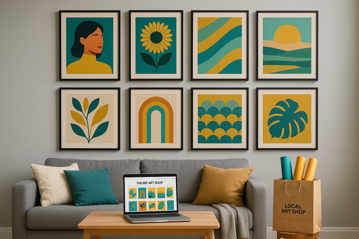Online vs. Local Poster Art Shops: Pros and Cons
