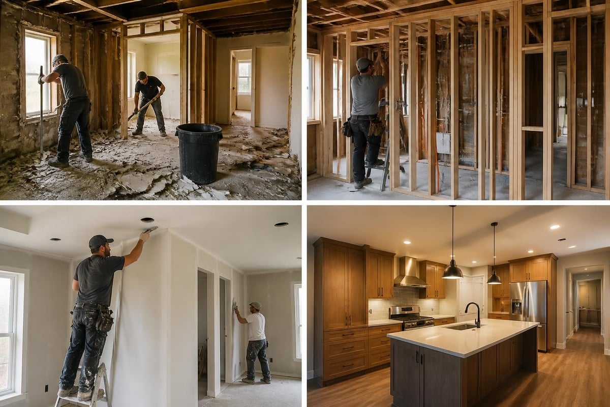 Room remodeling timeline