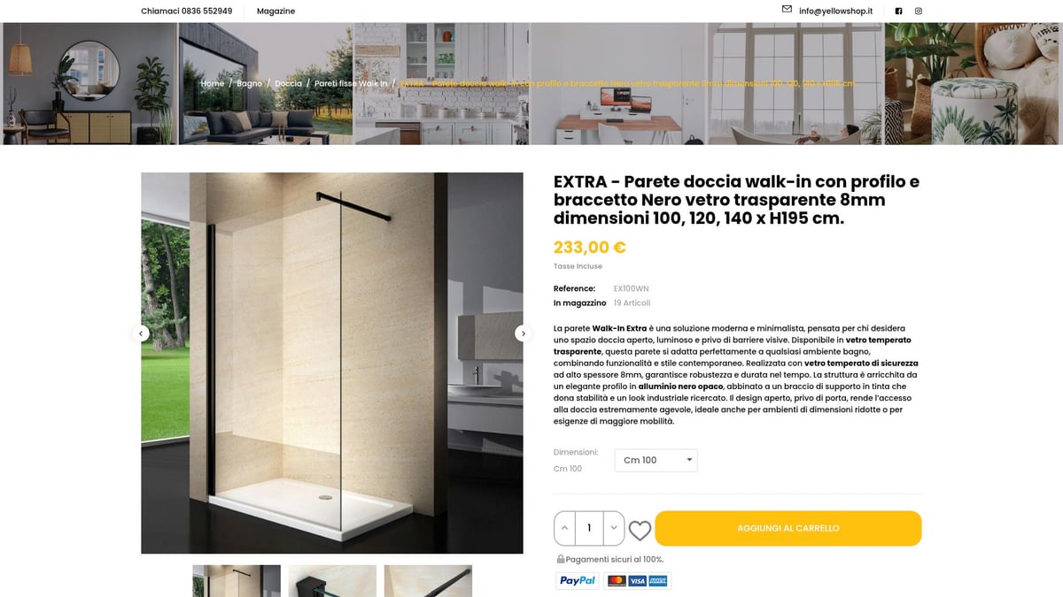 Guida Completa alla Doccia Walk In Nera 2026 - Docce Walk In Nere: Dove Acquistare e Soluzioni Online