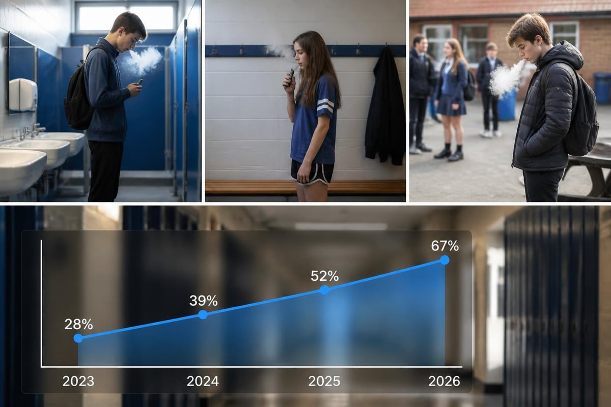 School vaping incident trends