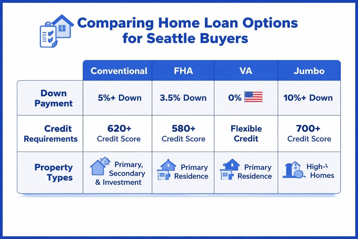 Mortgage advisor loan program comparison