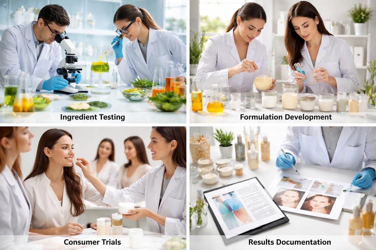 Science-backed beauty product development