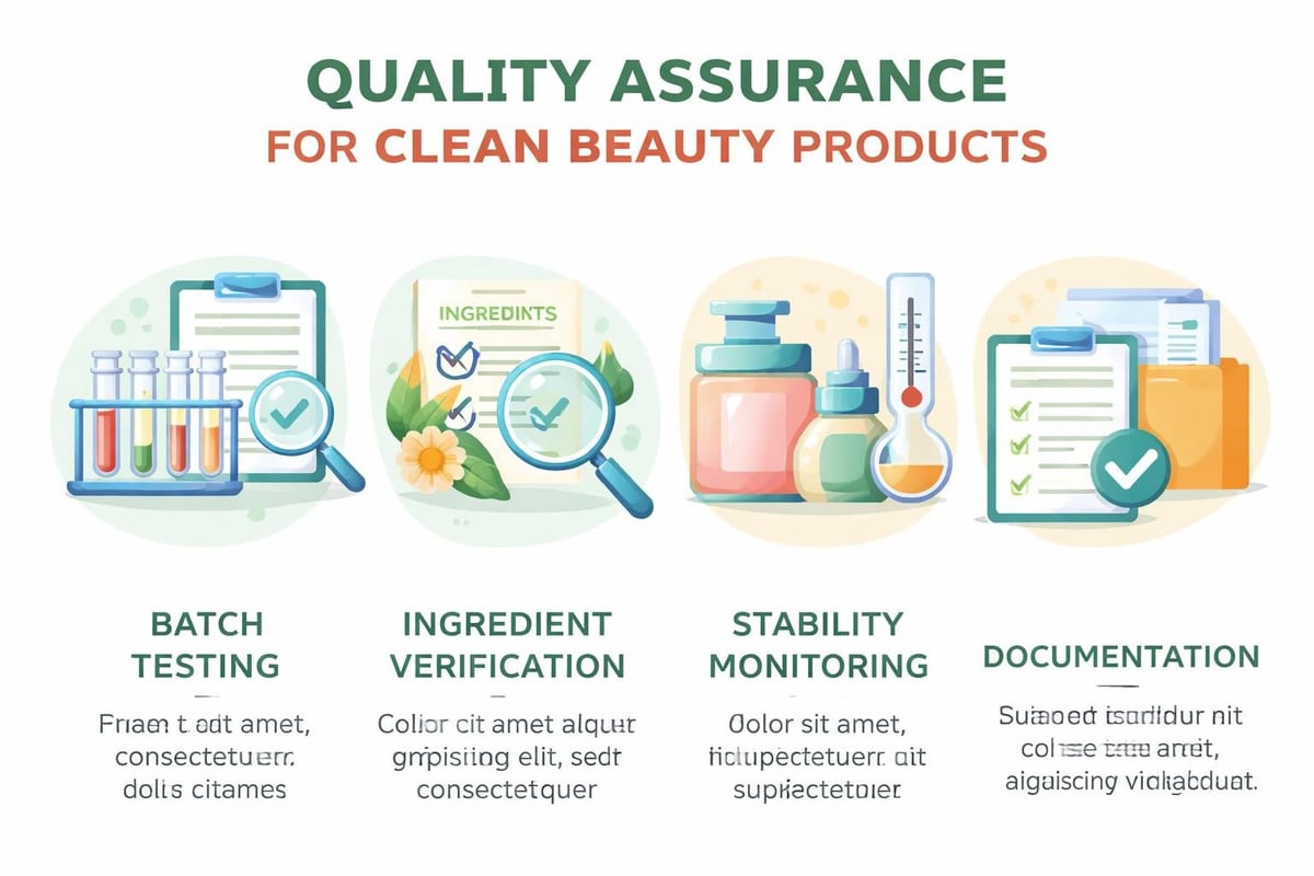 Quality control in clean beauty manufacturing